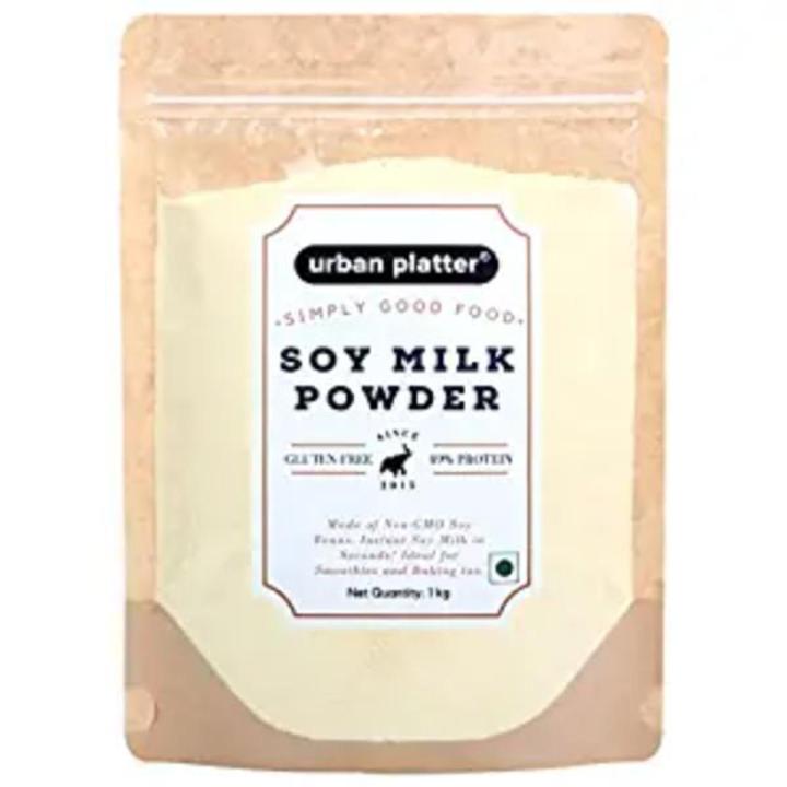 Urban Platter Soya Milk Powder, 1Kg [Plant-Based / Vegan Milk Alternative, Non-GMO & 49% Protein]