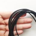 【Aesth Diary Store】2mm Black Color Suede Velvet Leather Chain DIY Jewelry Accessories pieces Wholesale. 