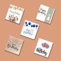 Cute Mini Cards | Set of 5 | 2x2 inches | Gift Cards | Mini Cards for Your loved ones | Birthday Greetings. 