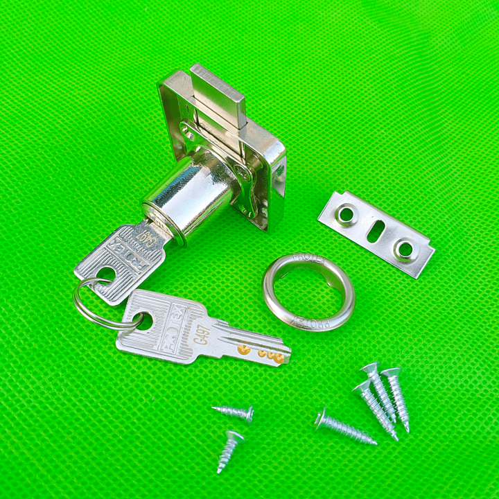 Drawer%20Lock%20Furniture%20Desk%20Cabinet%20Lock%20With%20Computer%20Keys%203/4%20Chrome%20High%20Quality%20-%20Image%202