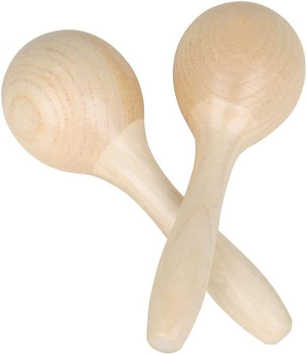 Hi Volts Percussion Maraka Shaker Wooden