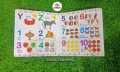 Preschool Colorful Hard Page Kids Learning Qaida- Kids 3 in 1 Reading & Learning Book-1131. 