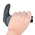 1 Set Bicycle Mountain Bike Rubber Bullhorn Handlebar Grips Riding Bilateral Locking Grips. 
