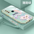 Casing for Vivo V15 Vivo 1819 Phone case new design stellalou electroplating soft shell straight edge non-slip dirt-resistant with free lanyard. 