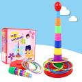 Quoits Ring Toss Toy - Ring Throwing Game For Kids - kids fun playing. 