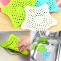 1Pc Star Sewer Outfall Strainer Bathroom Sink Filter Anti-blocking Floor Drain Hair Stopper and Catcher Kitchen Bathroom Accessory. 