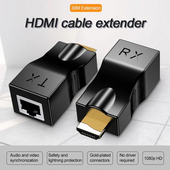 HDMI%20Cable%20Extender%204k%20RJ45%20Ports%201080P%20HD%20Network%20HDMI%20Extension%20HDMI%20To%20RJ45%20-%20Image%204
