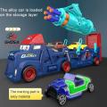 2 in 1 Action Toy Truck Gatlin Toy Gun_Truck Children's Action Toys With Soft Foam Dart Shooting_Game Car Ejection Great Action Truck For Kids-179A. 