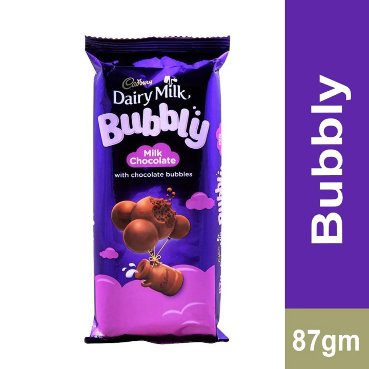 CADBURY DAIRY MILK BUBBLY CHOCOLATE 87GM