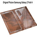 Samsung Galaxy Z Fold 4 Crystal Clear Hard PC Protective Case - Scratch Resistant and Shockproof - Slim Fit Transparent Cover without Phone. 