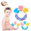 1Pcs Baby Toys Rattles Newborn Baby Rattles Teether Teething Bite Toys Infant Toddler Bed Bell Silicone Handball Jingle Cartoon. 