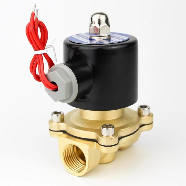 Electric Solenoid Valve 1/4" 3/8" 1/2" 3/4" 1" 1-1/4" 1-1/2" DN8/10/15/20/25/35/40 Normally Closed Pneumatic for Water Oil Air 220V