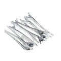 Pack of 12 Steel Section Clips Hair Salon Sectioning Clips For Women Duck Clips Hair Clip, Hair Accessory Set  (Silver). 