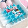 4Pcs/Sets Plastic Drawer Partition Strips  - Socks, Ties, Belts, Scarfs & Underwears, Sorting DIY Drawer Organizing Plastic Strips. 