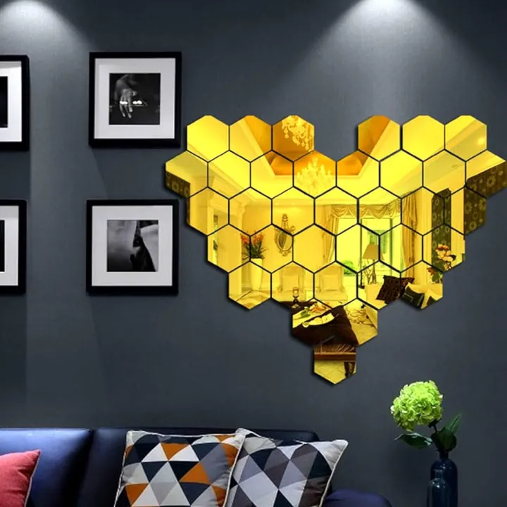 Hexagonal%20Acrylic%20Mirror%203D%20Wall%20Stickers%20Set%20-%20Creative%20Art%20Design%20for%20Bedroom%20&%20Office%20-%20Image%203