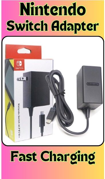 AC Adapter Power Supply for Nintendo Switch Wall & Travel Charger Plug Cord US