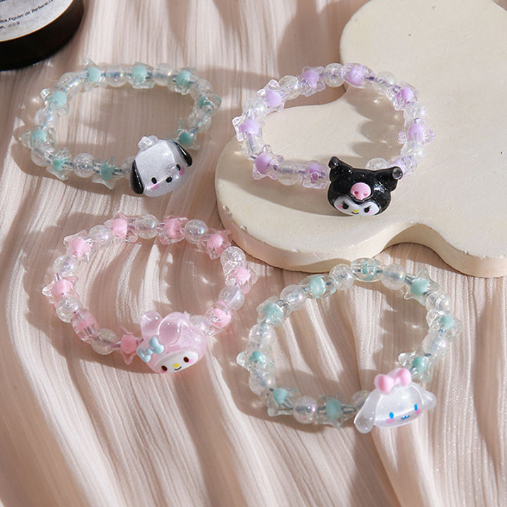 DNMH Bracelet Kuromi Sanrio – Bijou Réglable à Breloques, L’accessoire Trop Mignon Pour Les Fans D’anime !