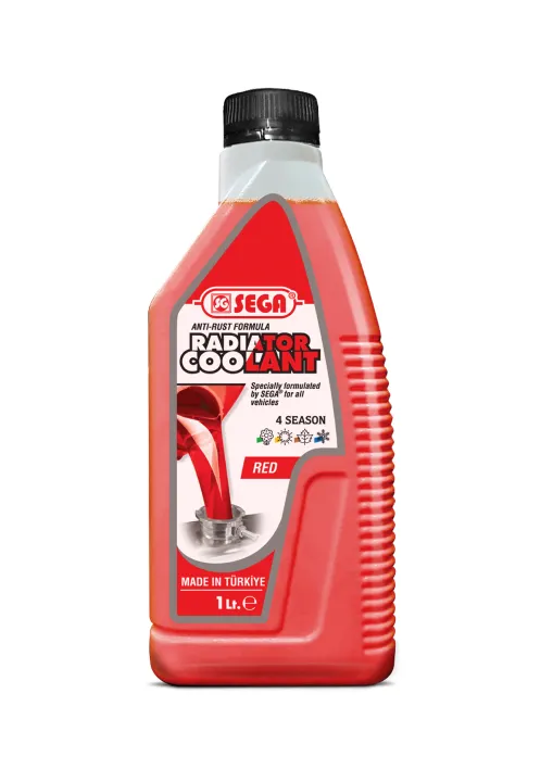 Red Radiator Fluid Sega Radiator Coolant Red Color Premix, Car Radiator Coolant Red 1Ltr ...