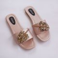 Balaj New Style Fashion Flat Slipper For Girls & Women  Causal Wear Weeding Wear Party Wear Pink. 