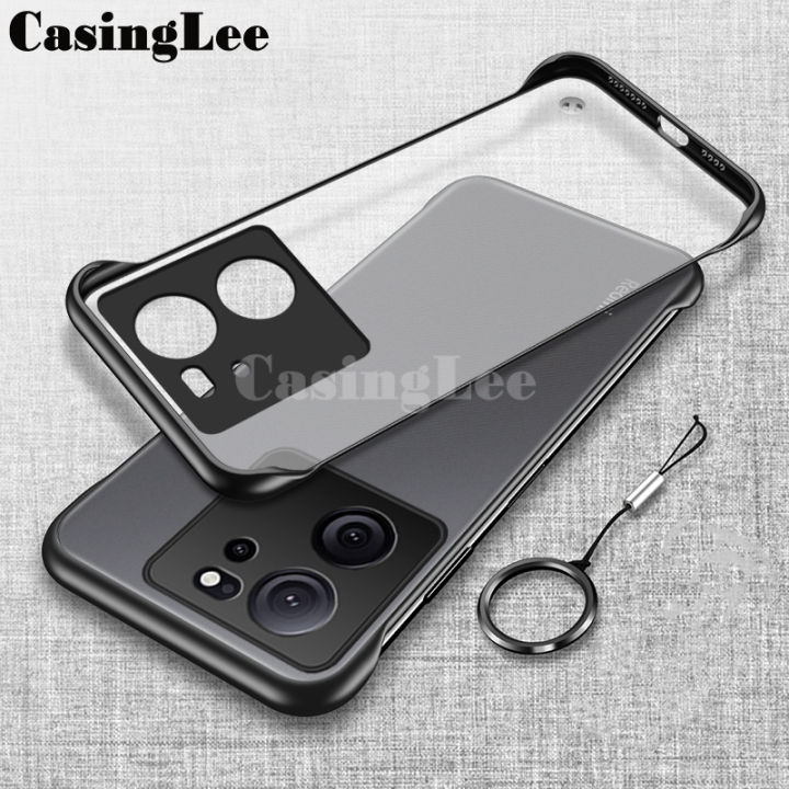 For Xiaomi 13T case Ultra Thin Frameless Case Matte Heat Dissipation Ring Cover For Mi Xiaomi 13T Pro Back Cover Phone cases