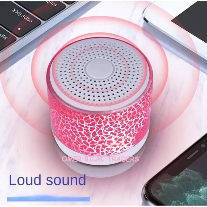 Mini Portable Bluetooth & Rechargeable Speaker with Light + SD Card ...