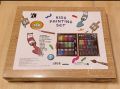 Kids wood painting set art box colour box colouring box colour pencils crayon watercolor markers and many more. 
