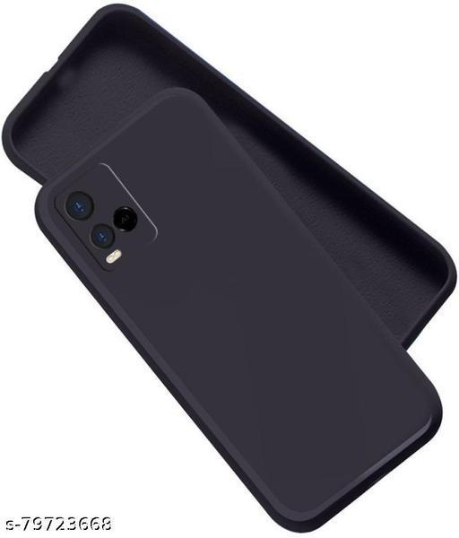 Vivo Y33S Black Soft silicon Back Cover