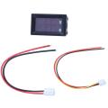 JINMY- 1 Pcs DC0-100V 10A LED DC Display Digital Voltage Current Meter Head & 1 Pair Cord Tester Cable for Voltmetre Ohmmeter. 