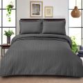 Apricot 3 PCs UltraSonic Reversible Bed Spread Leafs Quilted King Bedding Set with Pillow Covers. 