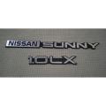 Nissan Sunny 1.OLX 2 Piece Emblem Set. 