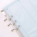 12 Pcs A5 Binder Pockets Binder Zipper Folders for 6-Ring Notebook Binder Loose Leaf Insert Bags Waterproof Pouch. 