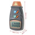 Digital Tachometer, DT-2234C+ Non-Contact Mini RPM Tester Meter LCD Display Handheld Digital Photo Tachometer. 