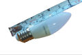 LED Candle Light Bulb 5Watt Frosted E27 (Screw Type) and E14 (Thin Screw Type) Thread - Chandelier Lamp. 