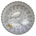 Isfahan Glass Mina 3 Compartment Serving Tray. 
