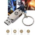 【COD+Ready Stock + FREE Shipping 】 HP Pen Type Driver 32gb 64gb 128gb USB 3.0 256gb 512gb With Key Ring Rotating Rod. 
