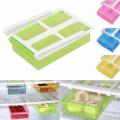 Fridge Storage Trays, Rack, Shelf, Drawer, Holder- Multipurpose, Plastic Tray, Space Saving, Slider Tray. 