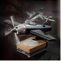 Solar Aeroplane Aircraft Car Perfume Car Air Freshener - with perfume. 