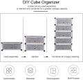 5 Layers Plastic Sheets Shoe Organizer, Foldable Shoe Organizer, Closet Organizer, Storage Organizer, 5 Tier Plastic Sheet Cube Shoe Rack Storage Closest Organizer. 