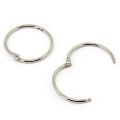 100Pcs 19Mm Loose Leaf Binder Rings Key Rings Book Rings Binder Rings for Scrapbook/Album/Craft. 