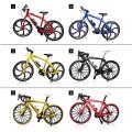 Topsky Mini Finger Mountain Bike，Extreme Sports Bicycle Model Metal Simulation Bike Toys，Cool Boy Creative Game Toy Set Collections，Decoration Crafts for Home. 