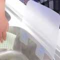 Resin Water Splash Guard for Kitchen Sink – Anti-Splash Baffle with Suction Cups. 