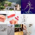 Handmade Solid Wire Galvanized Iron Wire Fine Steel Wire Rope Galvanized Hobby Wire Crafts DIY Projects. 