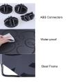 6 Cubic Plastic Cabinets With Magnetic Doors. 