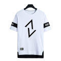 Green Home Summer T-shirt Letter Print Pullover Short Sleeve Men Top. 