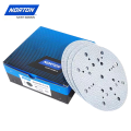 U.S. NORTON Saint-Gobain 6-inch Ceramic Sandpaper Car Wood Metal Grinding Abrasive Dry Sandpaper. 