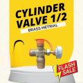 Cylinder Valve | LPG Small Cylinder Valve | Heavy-Duty Brass LPG Cylinder Valve | High-Quality 1/2 Brass Valve for Durable Performance | Reliable LPG Cylinder Valve for Home & Commercial Use. 