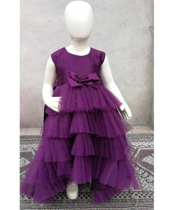 Net and Silk Fancy Frocks for Girls, Froks for Kids, Girls Frocks for 0 to 12 y Girls New Design Frock