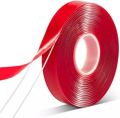 Transparent double sided silicone tape. 
