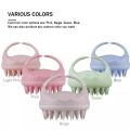 LOHAS Biodegradable Wheat Straw Silicone Hair Brush Shampoo Brush Scalp Massager For Hair Growth. 