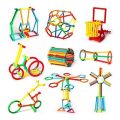 Sticks Blocks Educational Building Blocks Smart City DIY Stick Toys Different Shape Game for Kids Boys and Girls  (Pipe Puzzle Game). 